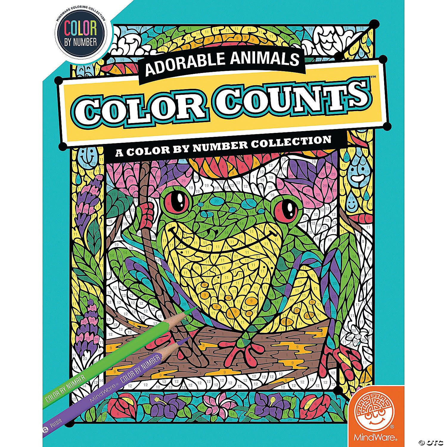 MindWare CBN Color Counts  Adorable Animals