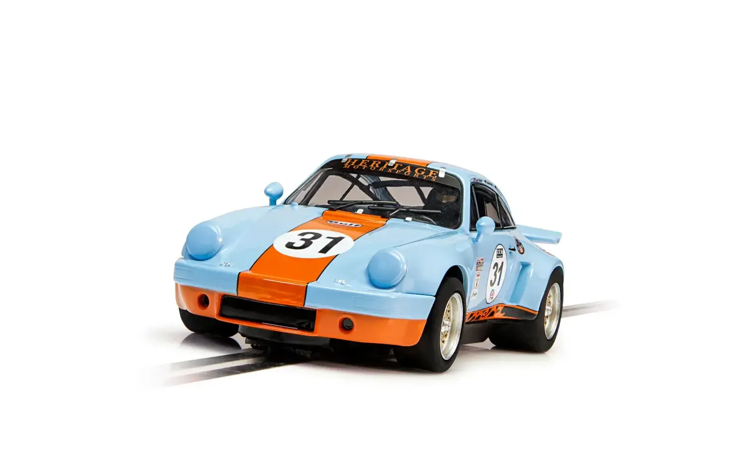 Scalextric Porsche 911 Carrera Gulf Edition Slot Car