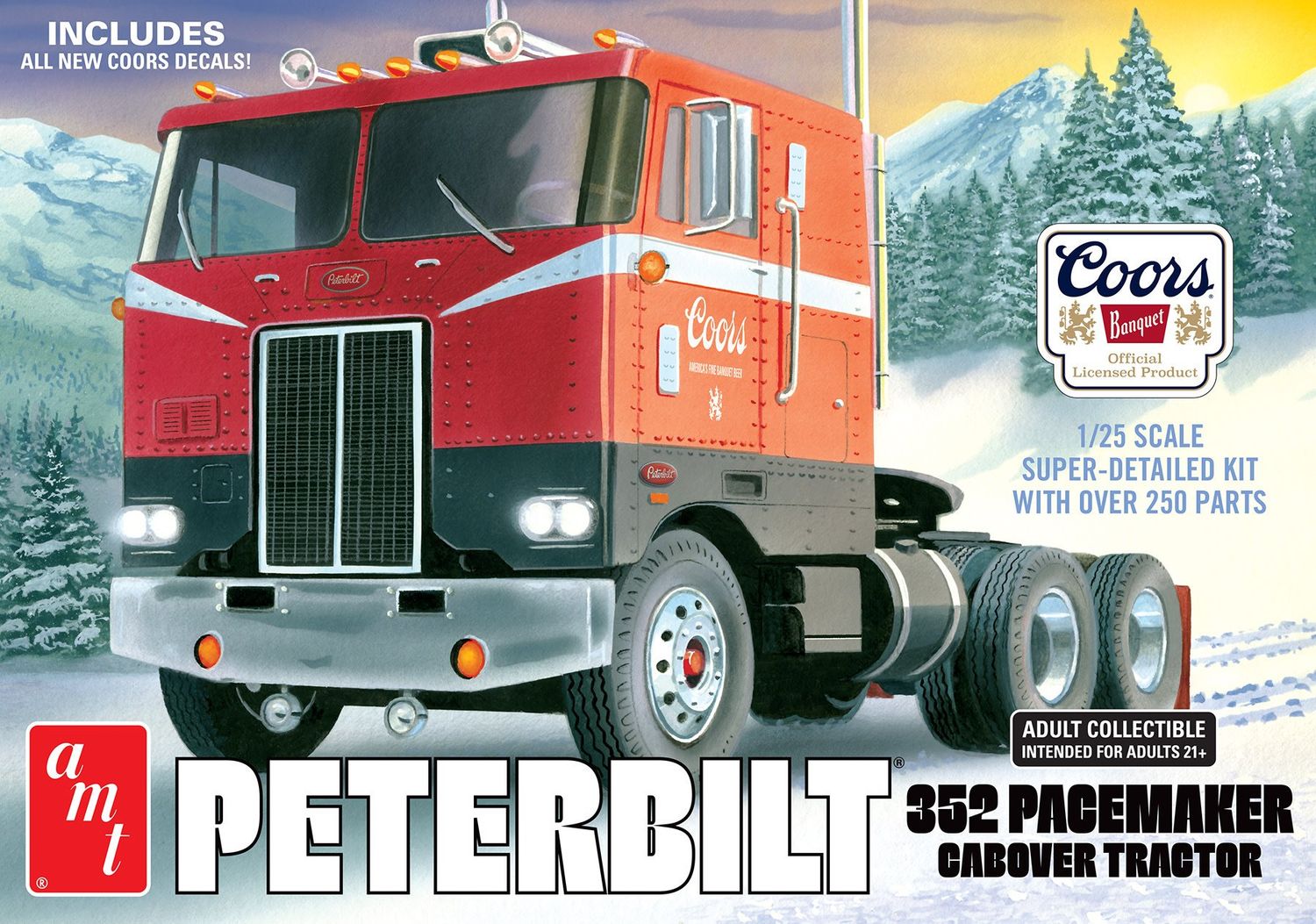 AMT\ERTL 1/25 Peterbilt 352 Pacemaker COE