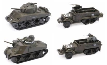 New Ray 1/32 Classic Tank Assortment