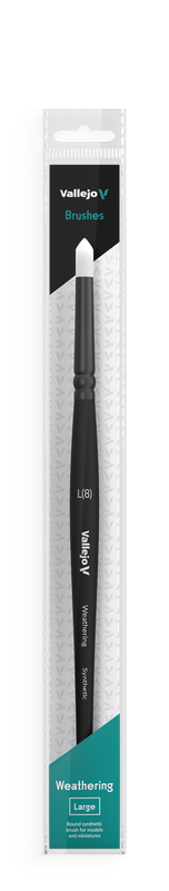 Vallejo WEATHERING L SYNTHETIC ROUND BRUSH