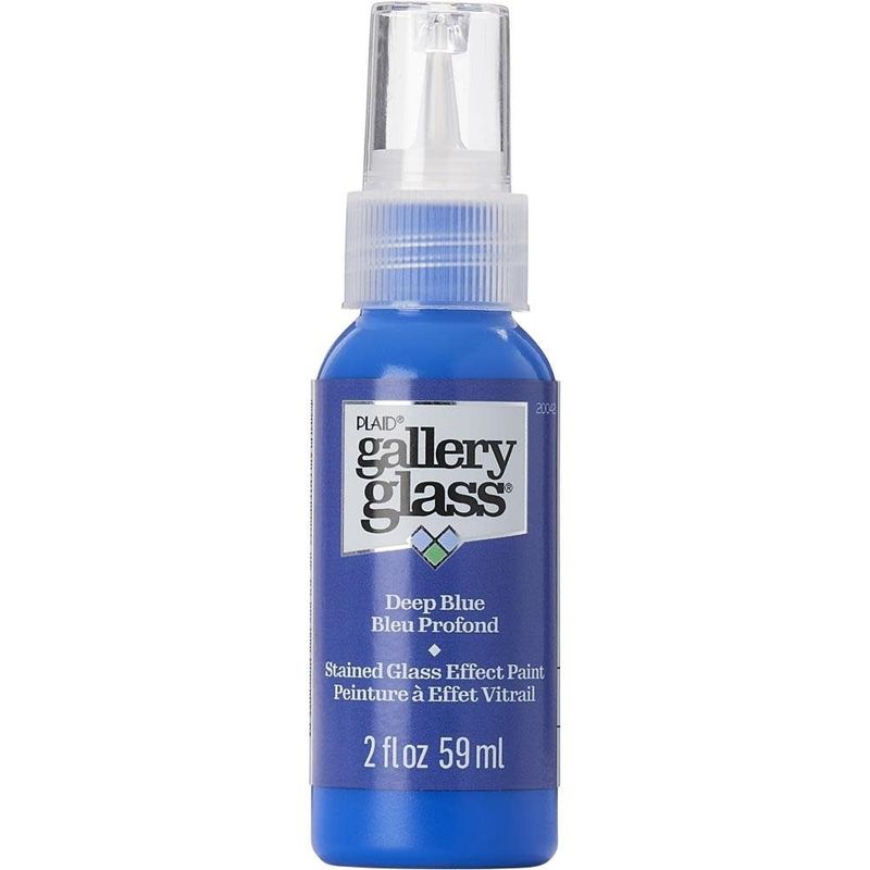 Plaid  Gallery Glass Paint 2oz Deep Blue