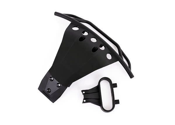 Traxxas Bumper, front / bumper support (fits Slash 4X4) (for LED light kit installation)