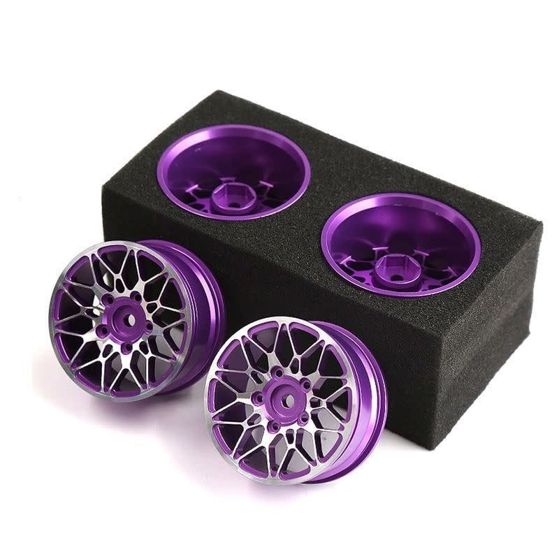 Hobby Details 2.0" On Road Aluminium Drifting Wheels - Purple (4)