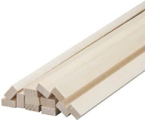Bud Nosen 1/4x1/2x24in Basswood Strip