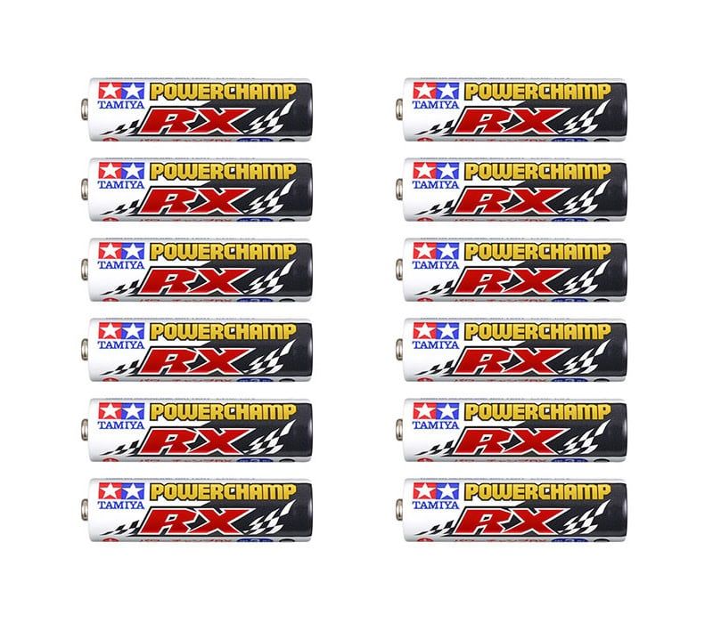 Tamiya Powerchamp RX AA Alkaline Batteries (12pk)