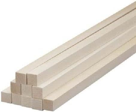 Bud Nosen 1/2x1/2x24in Basswood Strip