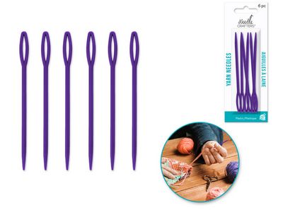 Needle Crafter Needlecrafters: Yarn Finishing Needles x6 Plastic