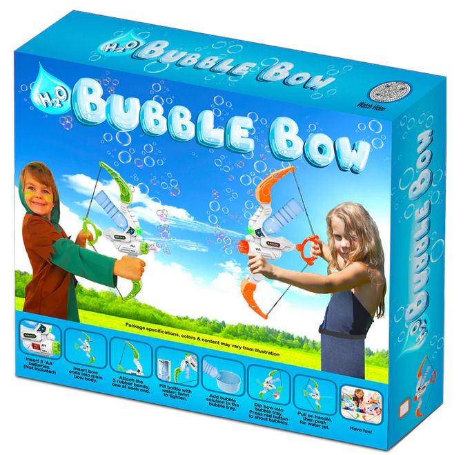 Spin Copter Plastic Bubble Bow
