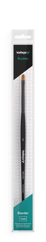 Vallejo FLAT ANGLED SYNTHETIC BRUSH - BLENDER
