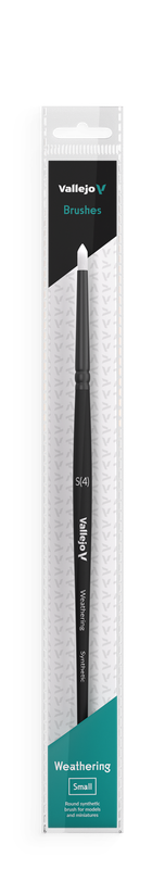 Vallejo WEATHERING S SYNTHETIC ROUND BRUSH