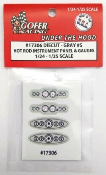 Gofer Hot Rod Instrument Panel Gray #5 1/24 1/25