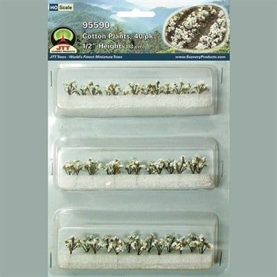 JTT Scenery COTTON PLANTS, HO-scale, 40/pk