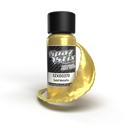 Spaz Stix Airbrush Ready Paint Gold Metallic 2oz