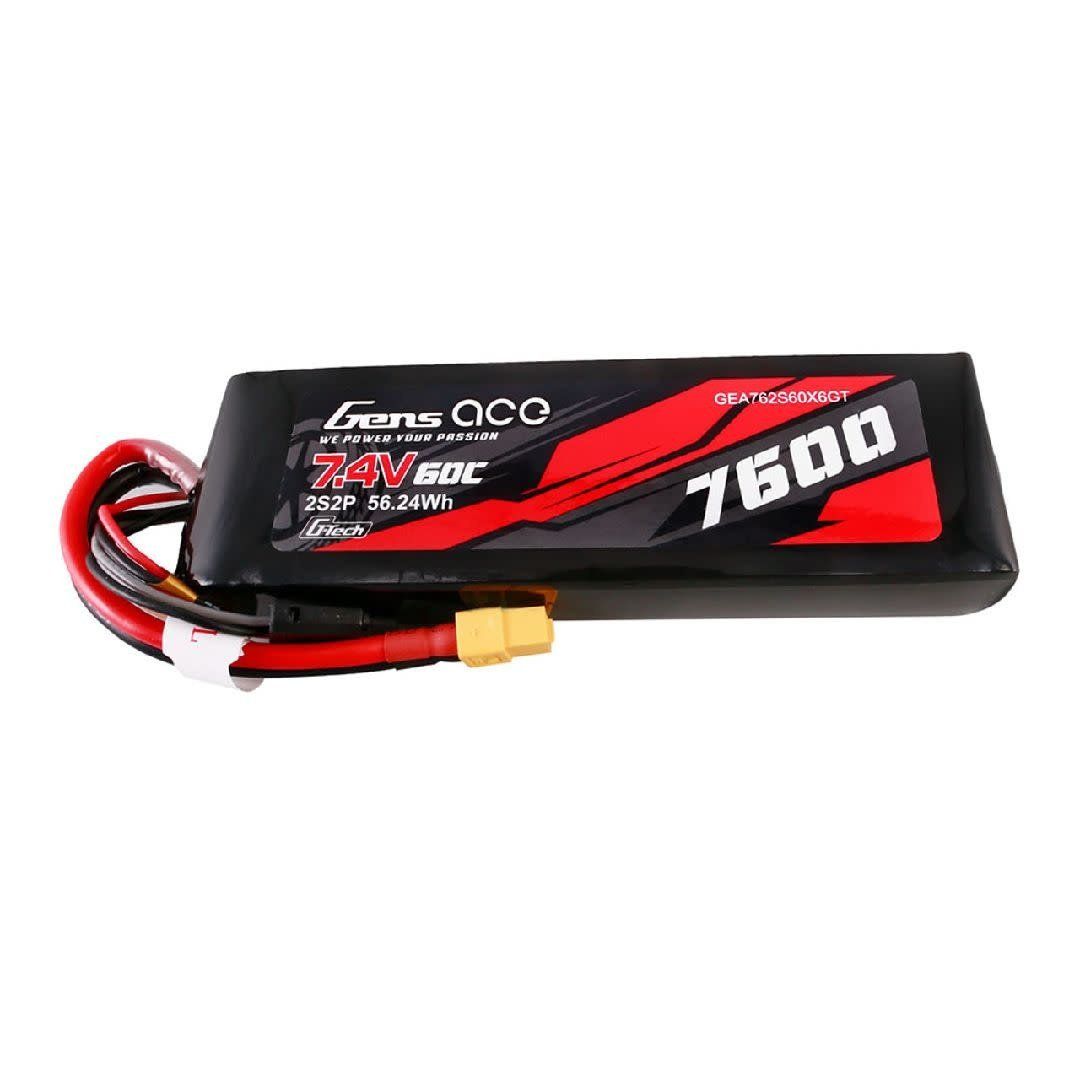 GENS ACE G Tech 7.4 V 7600mAh 60C XT60 plug