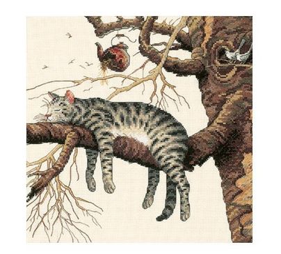 Dimensions Counted Cross Stitch Kit 11X11 Too Pooped