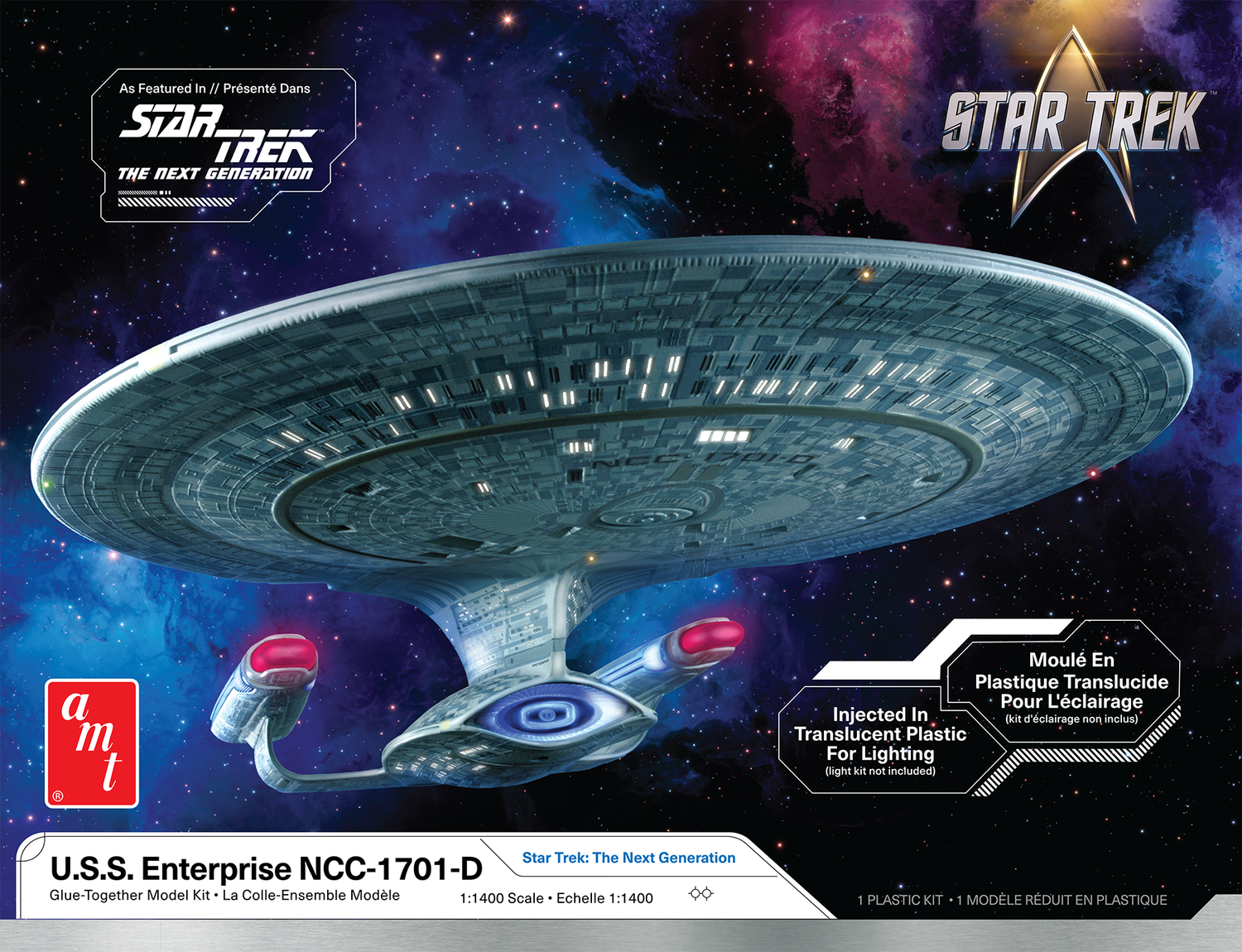 AMT\ERTL 1/1400 USS Enterprise NCC-1701-D