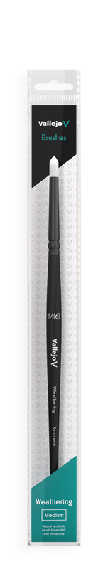 Vallejo WEATHERING M SYNTHETIC ROUND BRUSH