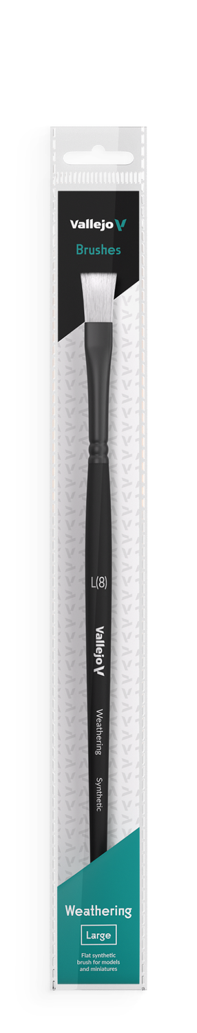 Vallejo WEATHERING L SYNTHETIC FLAT BRUSH