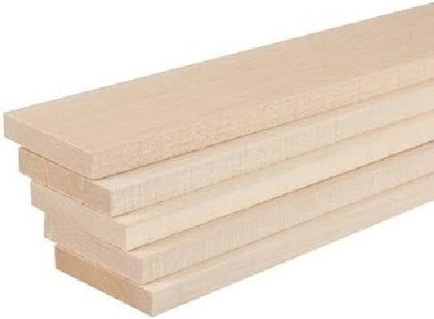 Bud Nosen 1/2x1x24in Basswood Sheet