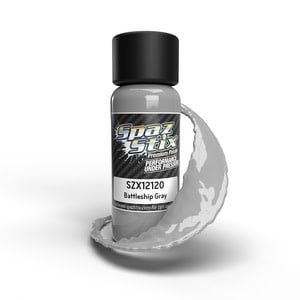 Spaz Stix Battleship Gray Airbrush Ready Paint 2oz