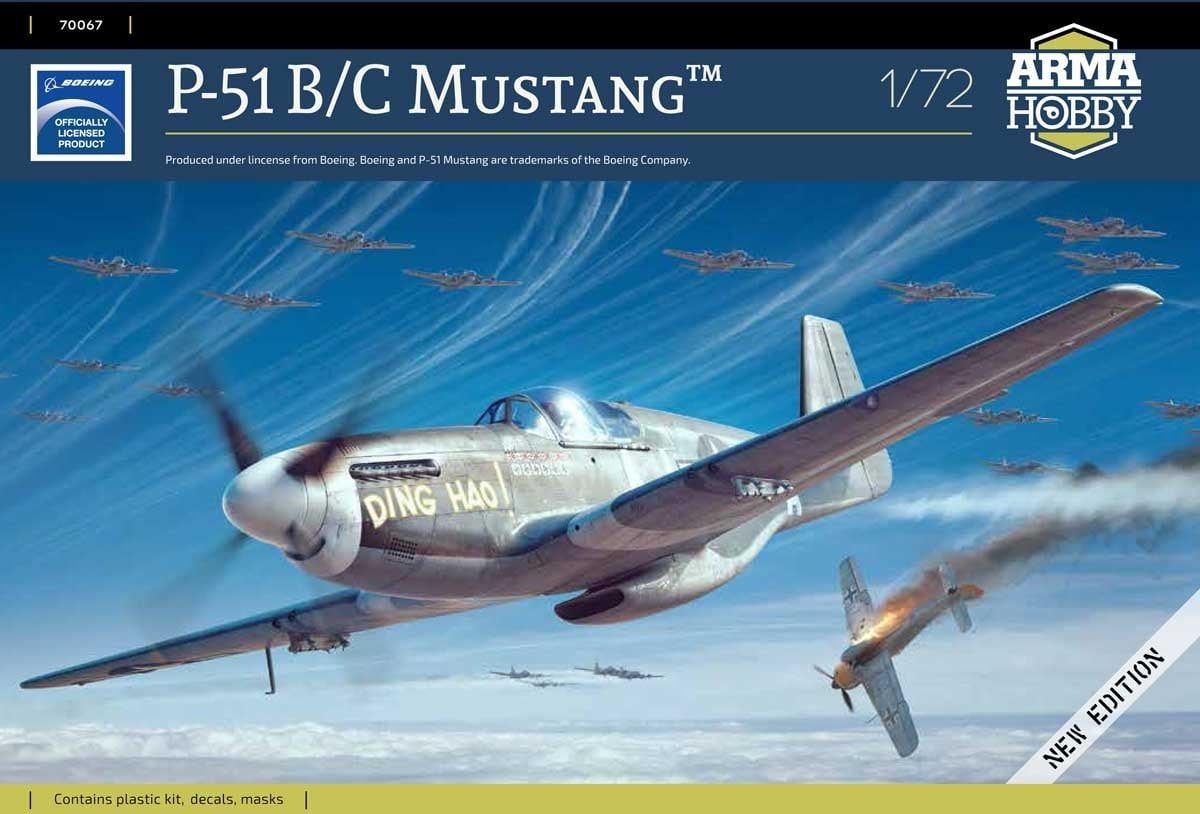 Arma Hobby 1/72 P-51 B/C Mustang