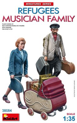 Miniart 1/35 Refugees. Musician Family