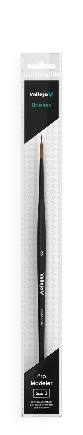 Vallejo ROUND #3 NATURAL HAIR - PRO MODEL