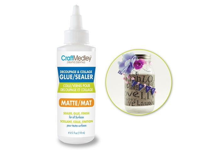 CraftMedley Glue and Sealer Matte 4oz