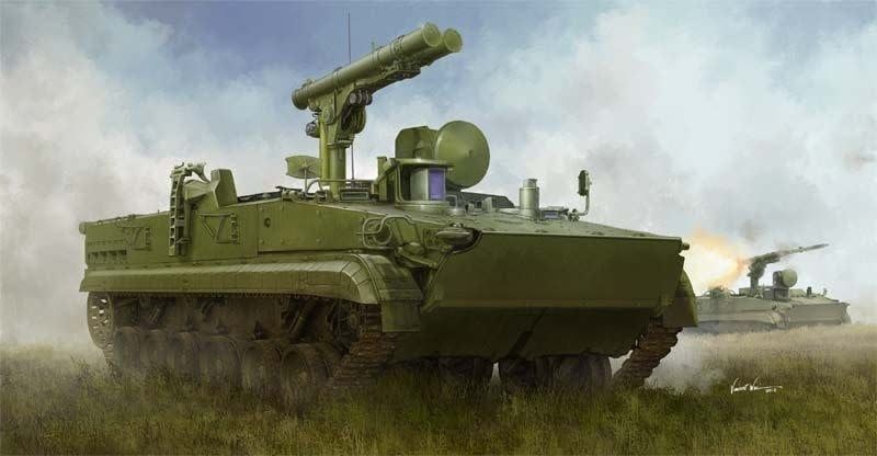 Trumpeter 1/35 Russian 9P157 2 Khrizantema S Anti tank system