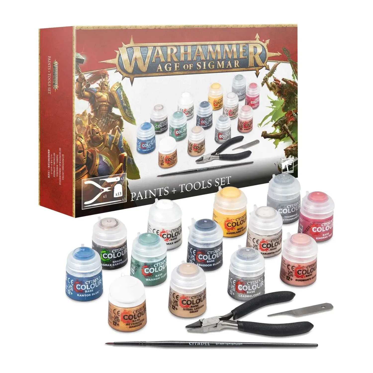 Warhammer: Age of Sigmar Paints  and Tools Set