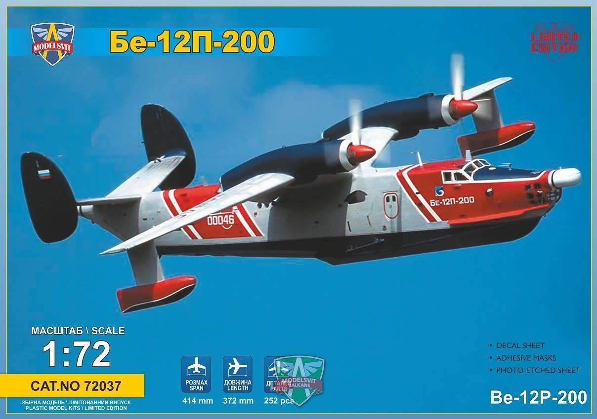 Modelsvit 1/72 Beriev Be-12P-200 Firefighting vers.