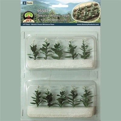 JTT Scenery O-Scale Tobacco Plants 10pc