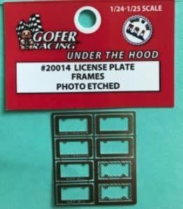 Gofer Racing Photo Etch License Plate Frames