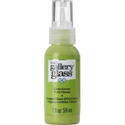 Folk Art Gallery Glass Paint Lime Green 2oz