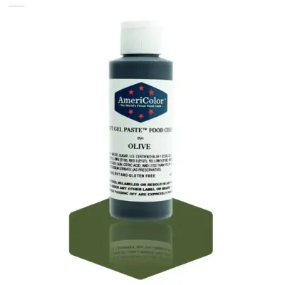 AmeriColor 4.5oz Soft Gel Olive