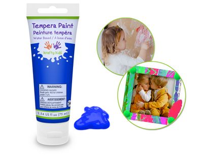 Krafty Kids Paint Tempera Tubes Royal Blue 75ml