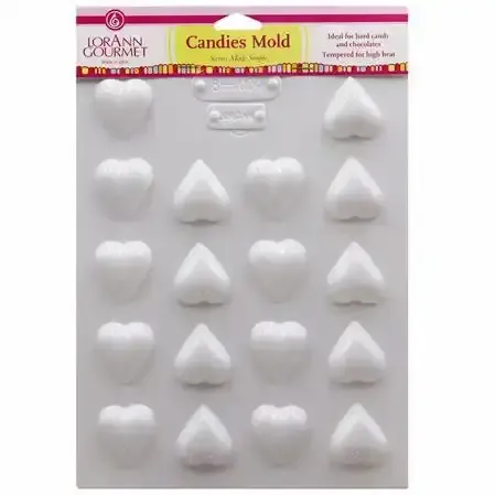 Lorann Small Heart Candies Sheet Mold