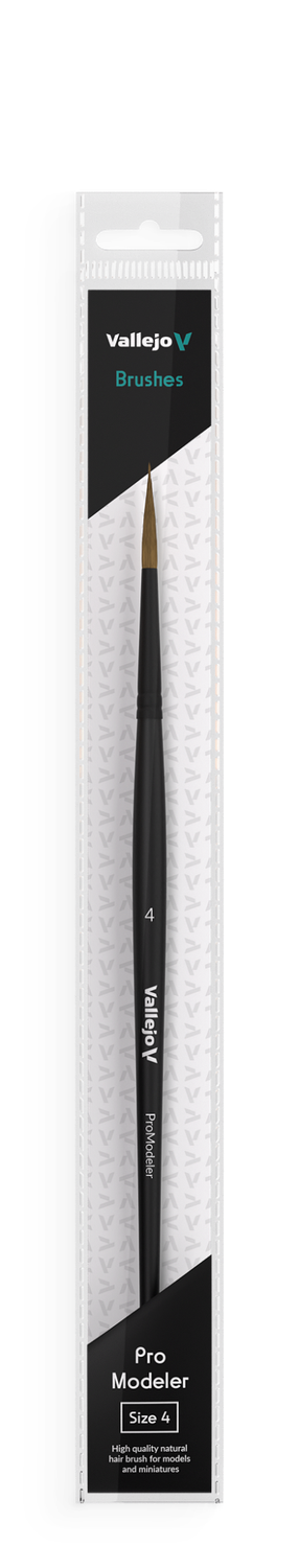 Vallejo ROUND #4 NATURAL HAIR - PRO MODEL