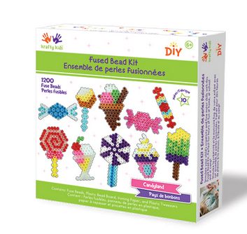 Krafty Kids DIY Scenery Iron on Fused Kit Candyland