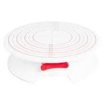 Fat Daddio's Cake Decorating Turntable Plastic 12x3in