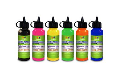 Krafty Kids 3D Puffy Gloss Fabric Paint Tutti-Frutti 53ml