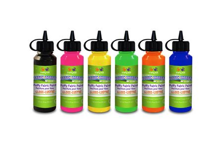 Krafty Kids 53ml 3D Puffy Gloss Fabric Paint Tutti-Frutti