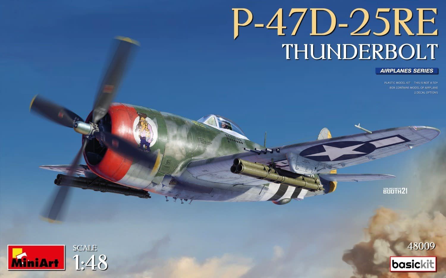 Miniart 1/48 P-47D-25RE Thunderbolt (Basic Kit)