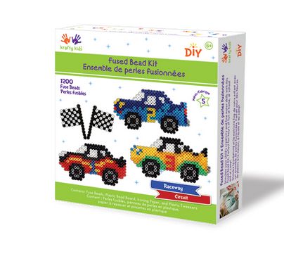Krafty Kids DIY Scenery Iron on Fused Kit Raceway