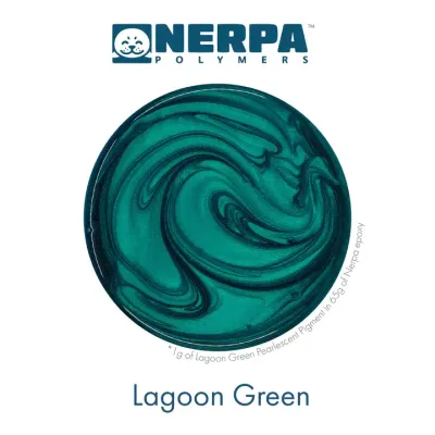 Nerpa Pearlescent Color Pigments Lagoon Green 10g