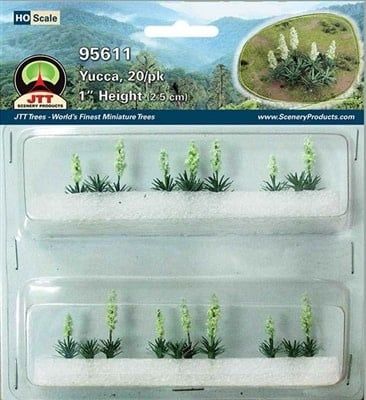 JTT Scenery YUCCA, HO-scale, 20/pk