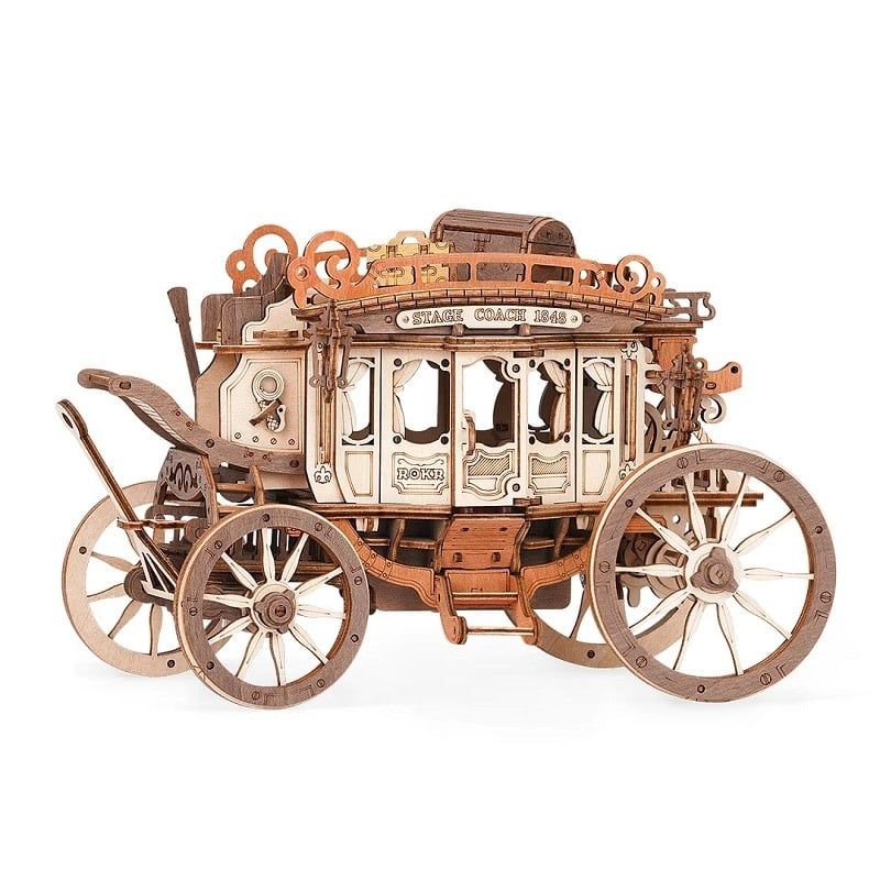 Robotime Stagecoach Rolling Music Box