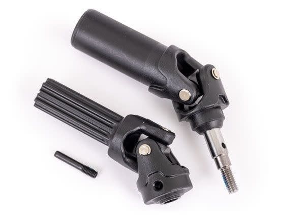 Traxxas Driveshaft assembly, front, extreme heavy duty with 6mm axle (1)/ screw pin (1) (left or right) (fully assembled, ready to install) (for use with #9080 upgrade kit)