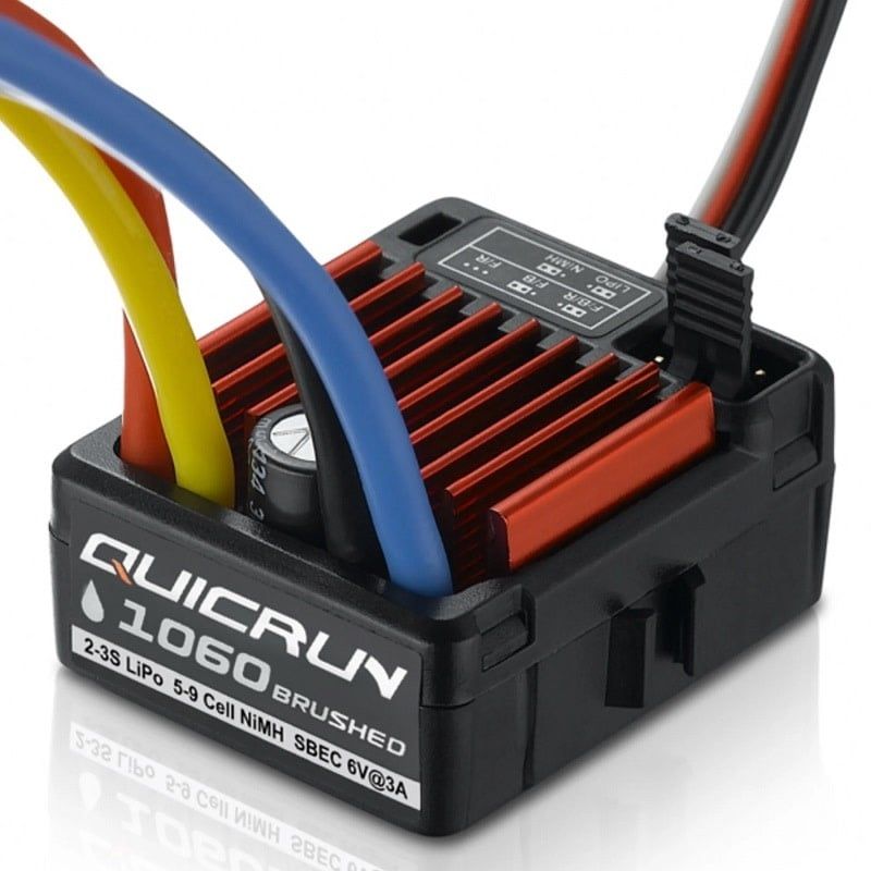 Hobbywing QuicRun 1060 Brushed ESC SBEC T Plug (2-3S) Waterproof